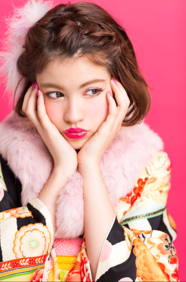 織田えりかヘアメイク