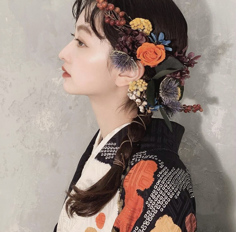 Oharko 成人式や前撮りにかわいい髪飾りを Aimme東京原宿