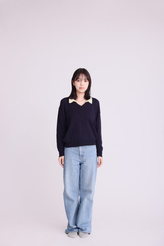 齋藤奈緒さんの撮影前の全身写真