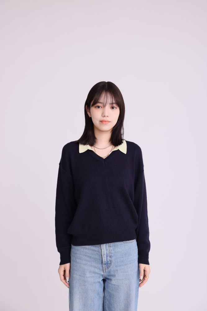 齋藤奈緒さんの撮影前のバストアップ写真