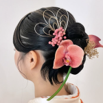 ヘアスタイル　前撮り　振袖　レンタル　可愛い　大人っぽい　成人式ヘア