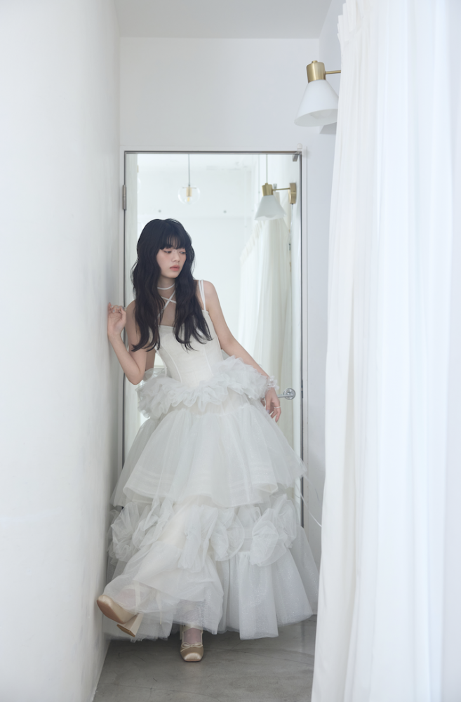 バレエコアドレスのスタイリング